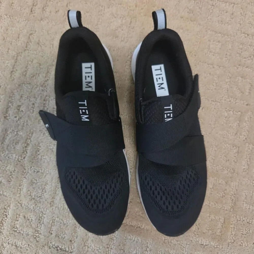 Tiem Slipstream Indoor Cycling Shoes Womens Size 7.5 Black